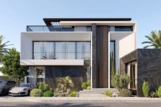2d plan to modern house design,storey townhouse,building exterior,entrance porch