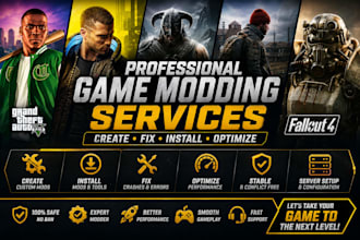 create optimize install fix gta 5 cyberpunk 2077 skyrim fallout 4 mods rdr2 dayz