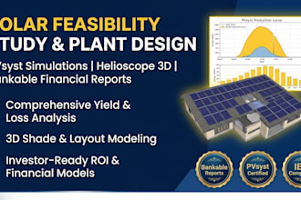 prepare solar feasibility study report and solar pv plant design