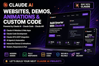 setup claude ai websites animations interactive demos custom claude code