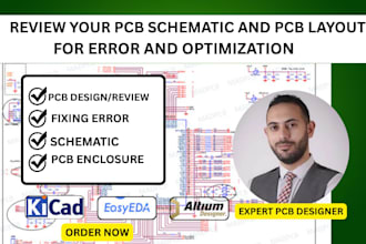 test circuit pcb tester, prototype review,pcb schematic and pcb layout for error
