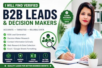 find verified b2b leads and decision makers
