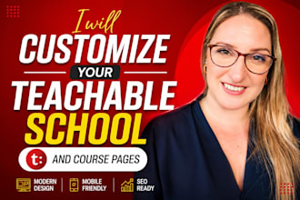 customize your teachable school and course pages, teachable automation SEO