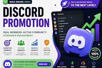 discord promotion organic growth discord advertising gaming server promotion