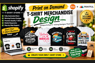 design profitable clothing website t shirt shopify store t shirt ecommerce store