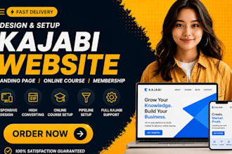 design kajabi website kajabi landing page and kajabi online course