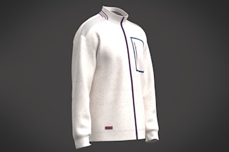 do professional 3d garment modeling in clo3d and marvelous designer