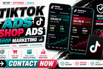setup tiktok marketing tiktok shop ads create tiktok dropshipping advertising