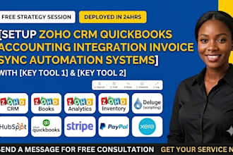 setup zoho crm quickbooks accounting integration invoice sync automation systems