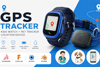 gps wearable tracker, kids gps watch, pet tracker, location device design