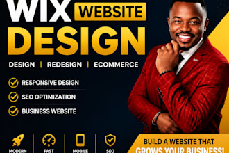 design wix website,wix business, redesign wix luxury website