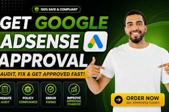 fix and setup your website for approved google adsense monetization, non profit