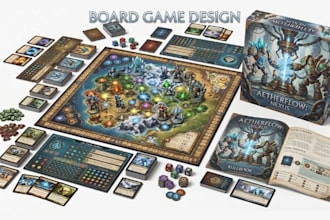 create board game cards tabletop games tarot card game assets rulebook card box