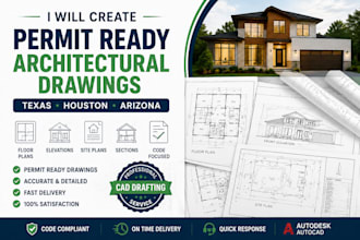 create professional cad permit drawings for residential projects