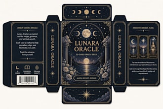 design card game packaging, card game box, tuck box, rigid box, tcg and dieline