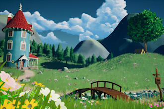 create ue5 levels, unity maps and environment design