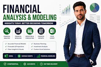 do financial analysis, modeling, forecasting and excel finance
