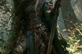 fantasy dnd character illustration