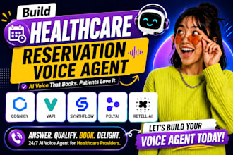 build healthcare reservation voice agent cognigy vapi synthflow polyai retell ai