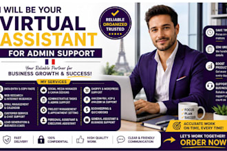 be your virtual assistant for admin support