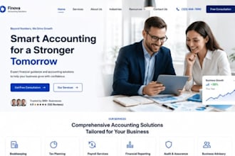 design squarespace accountant website bookkeeping website CPA website