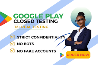 provide 12 testers 20 testers closed testing google play