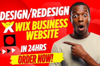 wix website design redesign wix business website wix ecommerce website build wix