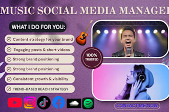 be music artist djs social media manager content creator and brand consultant