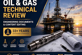 review and edit oil and gas technical documents