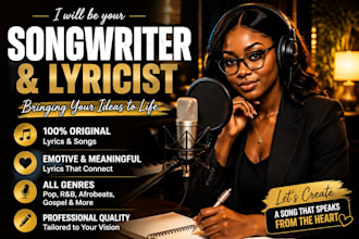 be your female singer for afrobeat, pop, or hip hop