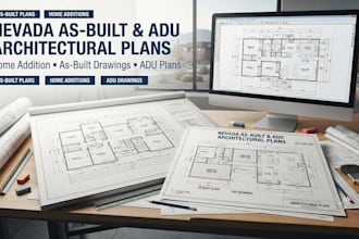 create nevada as built drawings architectural plans home addition adu drawings