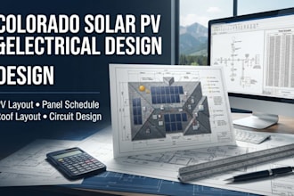 colorado pe solar pv layout electrical panel schedule roof layout circuit design