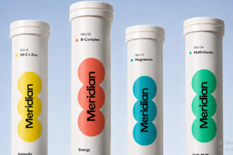 design a supplement food label
