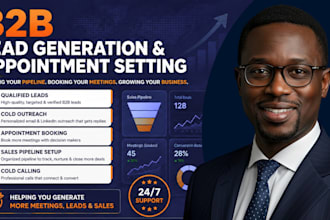 do b2b lead generation appointment setting pipeline sales clod calling outreach