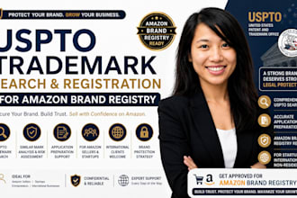 legally do uspto trademark search and registration for amazon brand registry