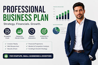 develop your business plan, business model canvas, pitchdeck and investors