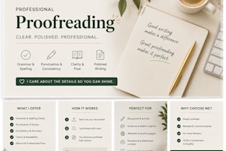 roofread and edit your social media captions and content