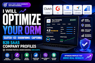 optimize your orm clutch g2 goodfirms capterra b2b saas company profiles