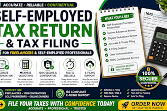 file your freelancer tax return and self employed tax filing