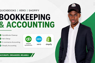 quickbooks cleanup bookkeeping shopify accounting xero ai ecommerce accounting