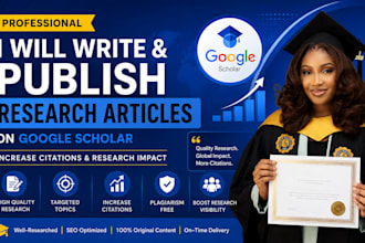 write and publish research articles on google scholar journal increase citations