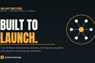 setup your directory website, membership website on brilliant directories
