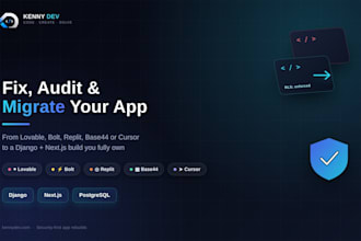 fix django,nextjs,cursor,vibe coding,aws and build full stack saas mvp app sql