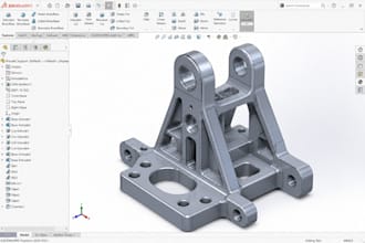 design custom cnc machined parts, jigs and fixtures in solidworks