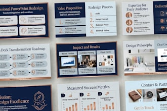 redesign powerpoint presentation professionally