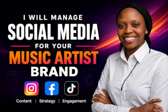 manage social media for your music artist brand