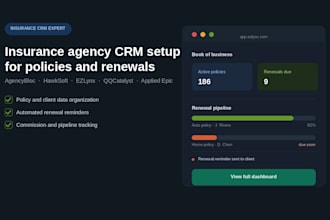 setup insurance CRM agencybloc hawksoft ezlynx qqcatalyst applied epic ams360