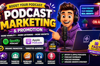 do podcast promotion and marketing for spotify apple and podcasts organic growth