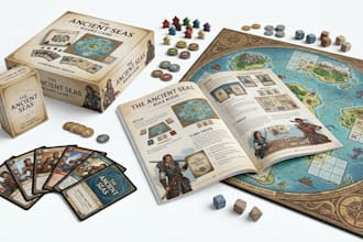 board game design card frame design board game artwork card deck tabletop game