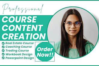 sales training course, PPT, workbook, real estate coaching online course content